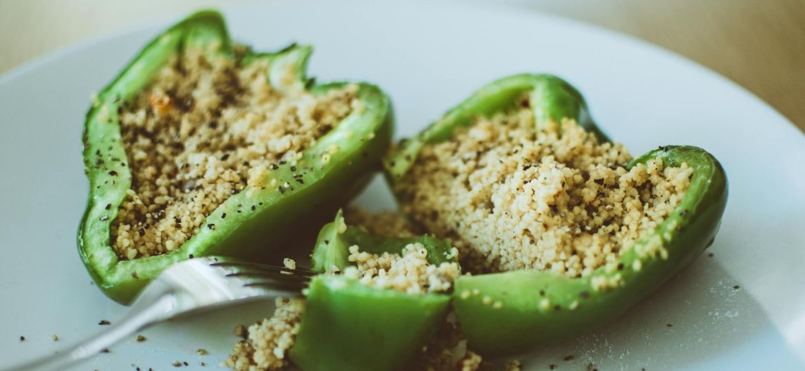 gevulde paprika met quinoa