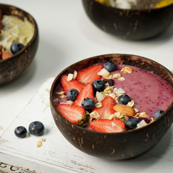 Chiapudding met fruit en noten